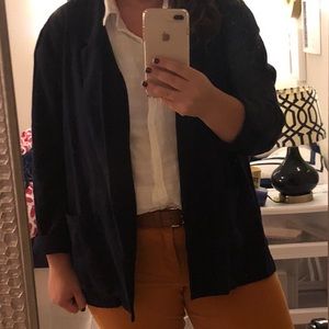 Light Weight Knit Navy Blazer